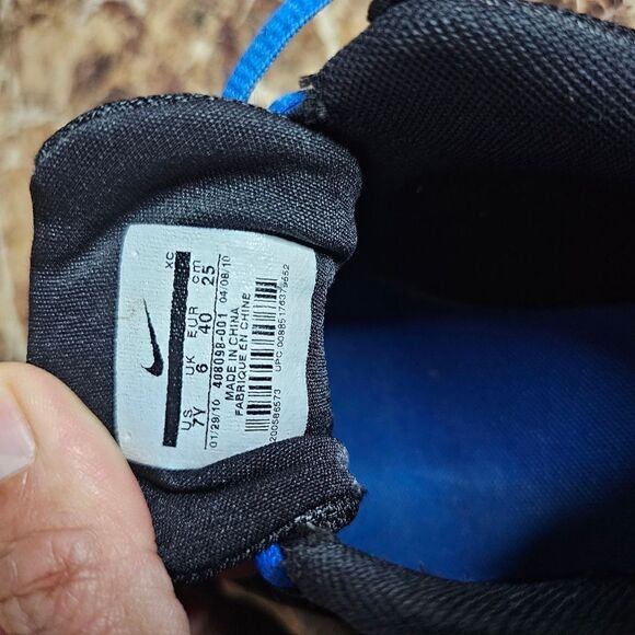 Nike women's GS Lunar tennis shoes black size Gs 7y women 8.5.  297 - Picture 3 of 11